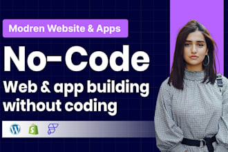 build no code websites and apps using wordpress, flutterflow, and shopify