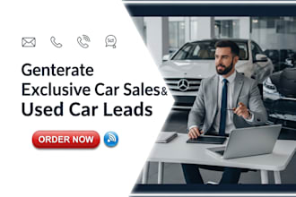 generate exclusive car sales used car and dealership leads that convert