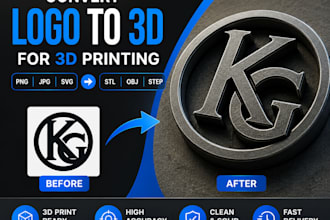 convert jpg, png, svg image to stl and obj file for your 3d printing
