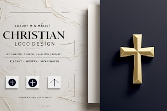 design a christian or faith based logo for church, ministry, or apparel brand