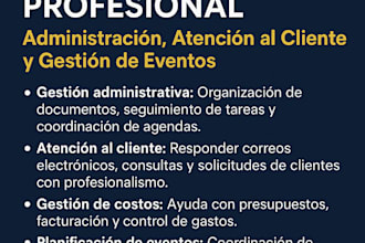 be your virtual assistant in spanish