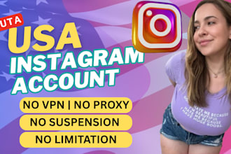 create trusted strong USA instagram account with tuta