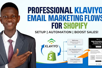 setup klaviyo email marketing flows for shopify marketing