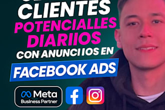 generaré clientes potenciales diarios con anuncios en facebook ads