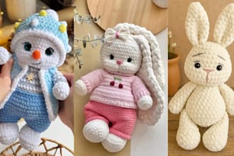 craft soft cuddly custom plush dolls pattern personalized plush toy from concept