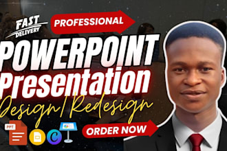 design an investor pitch deck, startup pitch deck, presentation design