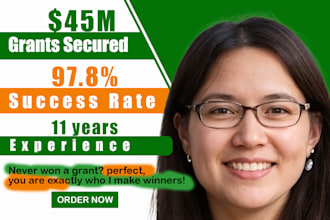 write winning grant proposals and business plan for nonprofit and startups