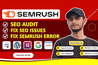 fix semrush site audit errors and technical SEO issues
