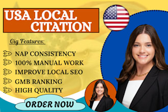 350 USA local citations gmb SEO boost google maps visibility