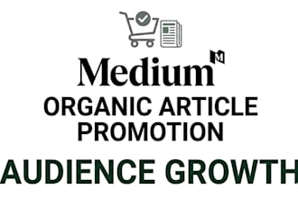 do organic promotion for your medium article  medium followers and engagement
