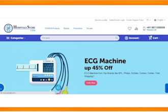 medical suppliers website medical equipment website medical courier website