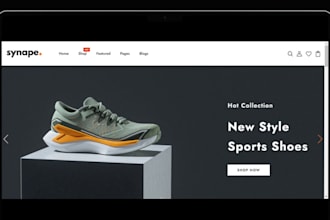 design a sneakers website sneakers shopify store and sneakers store for you