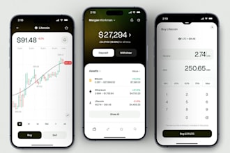 build a secure and modern cryptocurrency wallet or trading platform