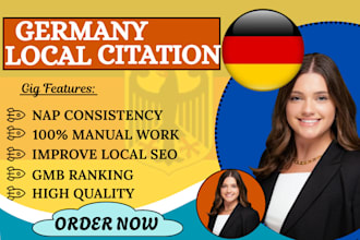 build verified germany local citations and business listings