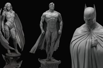 model a realistic human anatomy study or artistic statue