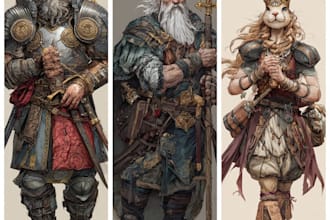 dnd character art and dnd character art