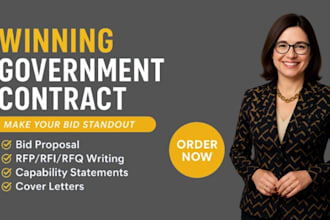 do government contract bid proposal rfq rfp non profit grant