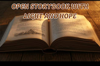 design an eye catching christian or children storybook cover for KDP, paper back