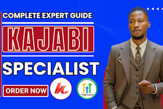 setup kajabi online course, kajabi website gohighlevel website kajabi expert