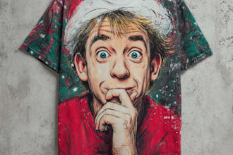 create unique christmas sweater and tshirt design