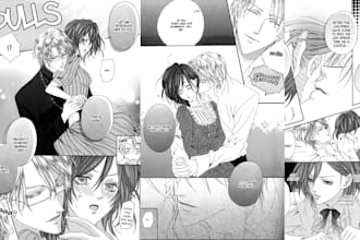 draw anime webtoon manga comic book nsfw art cover illustration as manga artist