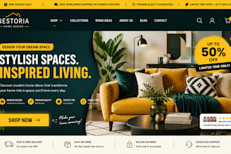 build home decor furniture store interior store shopify store home decor website