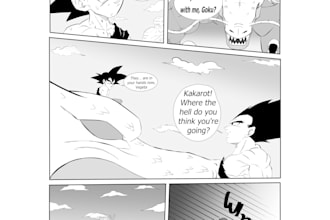make a manga page for you