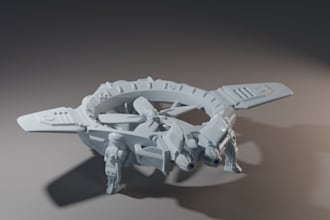 professional 3d hard surface modeling rendering in blender