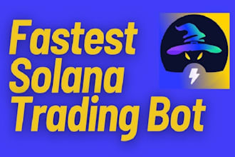 solana arbitrage bot, market maker bot, copy trade bot, pumpfun bot, volume bot