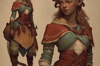 dnd character art and dnd character art