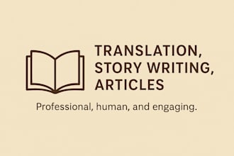 translate and write arabic english articles