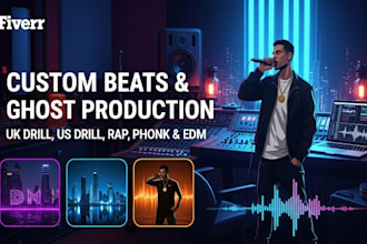 produce custom phonk, trap, or edm beats with ghost production quality
