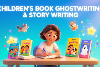 be your children book ghostwriter children story book writer kids book writing