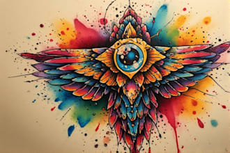create a anime tattoo design