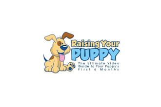 design unique super puppy raising program logo