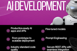 integrate ai, finetune llms, engineer prompts and build apis