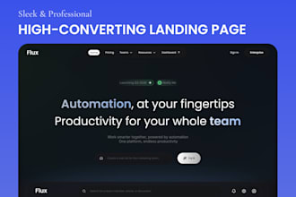build you a professional high converting landing page