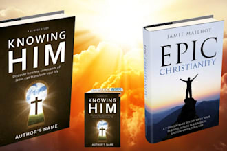 do christian book cover design, religious book cover, christian ebook kdp book