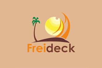design amazing fun air beach logo