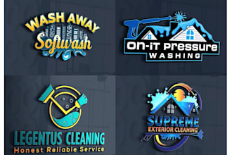 do professional cleaning maintenance and washing logo