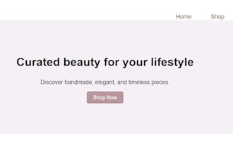 design a pinterest style aesthetic website for your brand