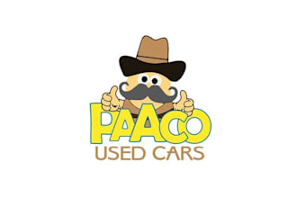 design amazing characters logo for used car lot mascot