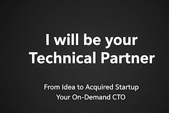 be your fractional technical partner for your new startup