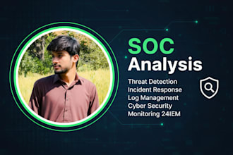 be your soc analyst to protect your organization from cyber threats