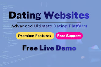 create a mobile responsive advance dating website