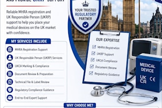 register your medical device with mhra and provide ukrp support