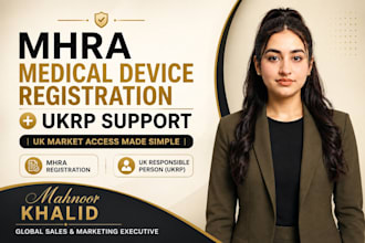 register your medical device with mhra and provide ukrp support