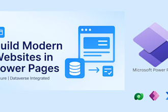 design and build a professional website in power pages