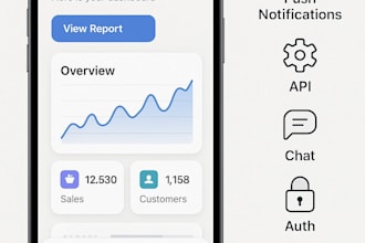 do full stack mobile app development using flutter or react native