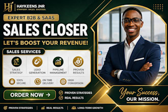 be your saas sdr, sales representative, and b2b sales closer for IT leads